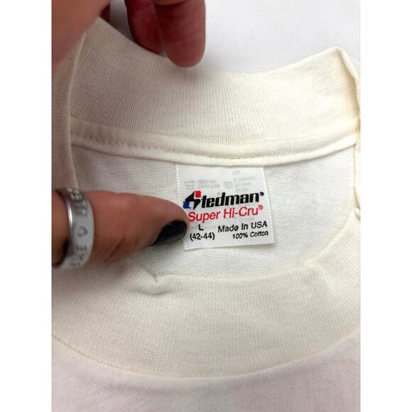 VTG Boat Scuba Diving Jantzen T-shirt Large USA Made Single Stitch 1980s - Picture 15 of 16